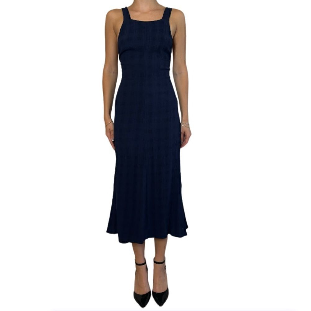 Reformation Midi Blue Navy Dress Tank Size XS - Picture 3 of 10